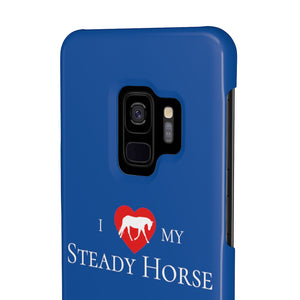 "I Heart My Steady Horse" Phone Case